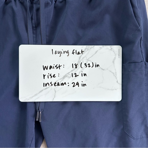 Women’s Jaanuu Jogger Scrub Pants. Navy Blue. XLT. - Picture 8 of 8